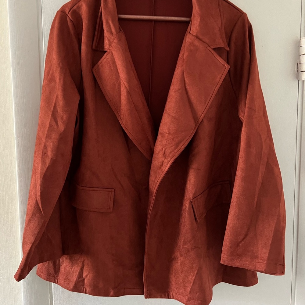 NWT SHEIN Suede Blazer 2XL
